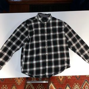 Eddie Bauer Long Sleeve Button Down Flannel Shirt - Large